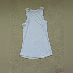 Simple white muscle tee